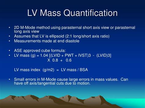 lv mass csecho|how to calculate Lv mass.